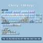 Daisy 104+34 / 54 MDA / Cherry / MCA Profile 4-sided Clear Keycap Set Cherry MX PBT Dye-subbed for Keyboard